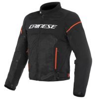 Dainese AIR-FRAME D1 letní textil. bunda černá/fluo-červená vel.46